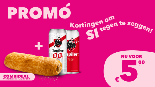 Combi Jupiler/Worstenbroodje