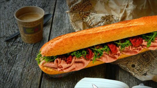 Broodje Mortadella