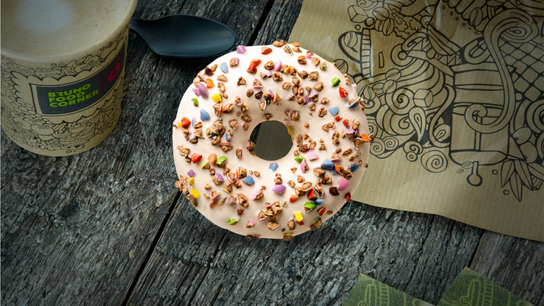 Donut Crushed Candy White