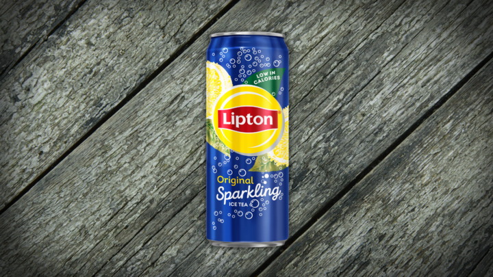 Foto van Lipton Sparkling Ice Tea 33cl