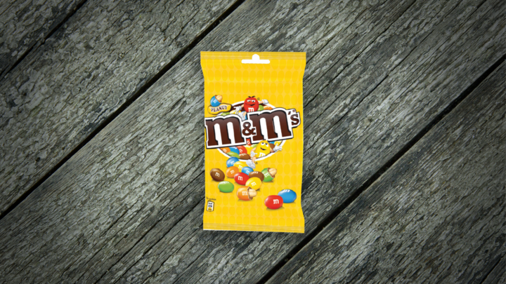 Foto van M&M'S 100GR TREATBAG PEANUTS